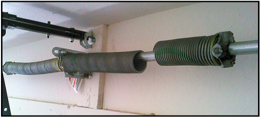 Garage door spring repair